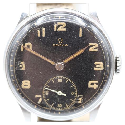 omega watch 1940s|1940s omega military watch.